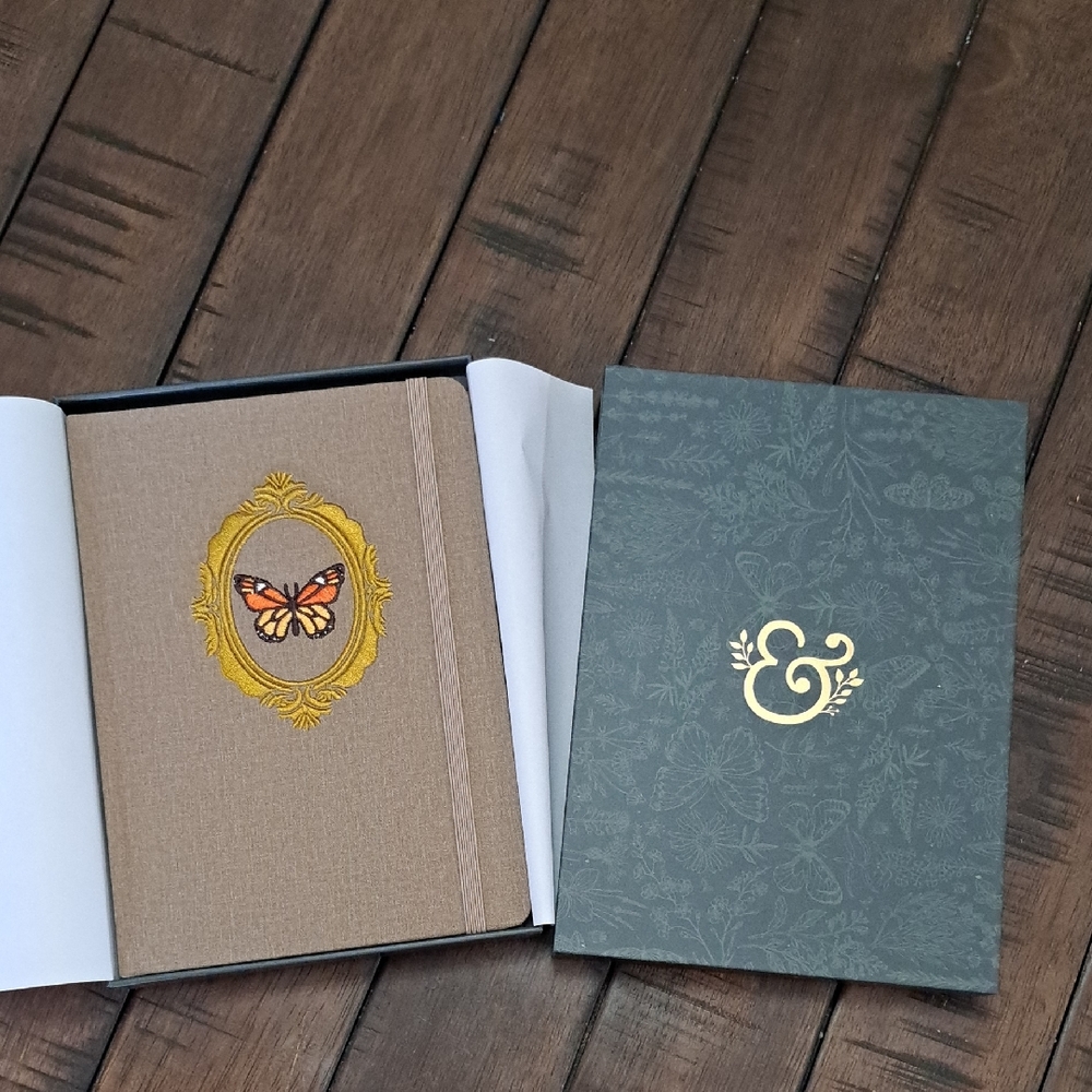 Archer & Olive A5 Notebook Flutter In Frame